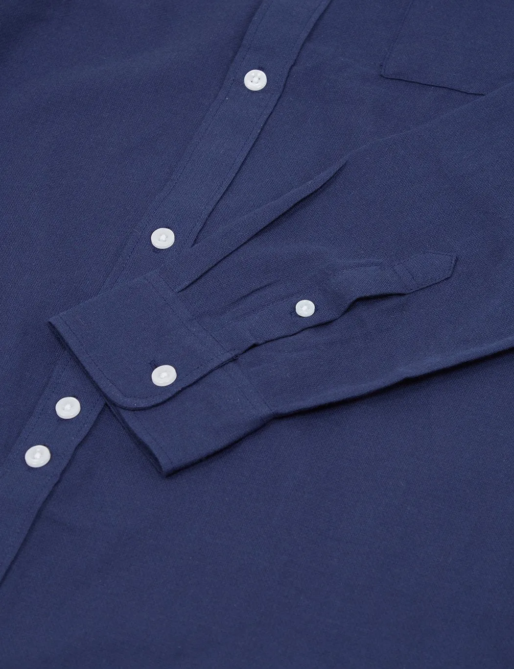 Bellfield Wester Textured Shirt - Navy Blue
