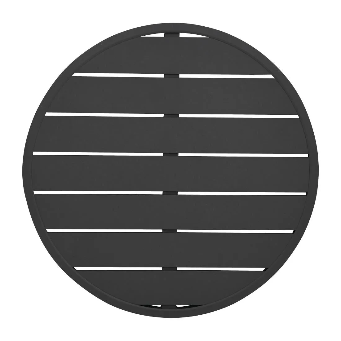 Bolero Aluminium Round Table Top Black 580mm - FX039