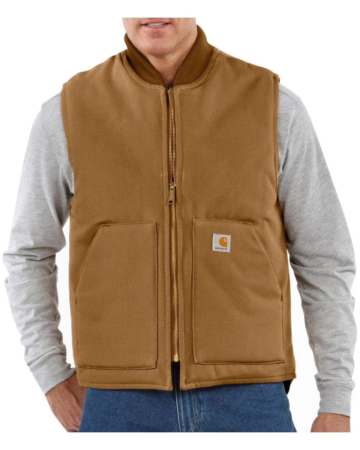Carhartt 106676 Men's ArcticQuilt Lined Duck Vest