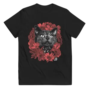 CATSOMMAR Red Flowers Youth Shirt