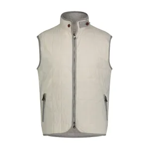 Cream Lightweight Quilted Vest