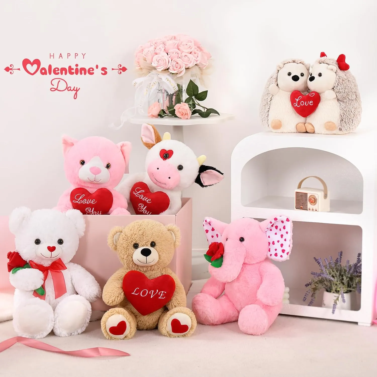 Cute Pig Plush Toy, Pink, 12 Inches