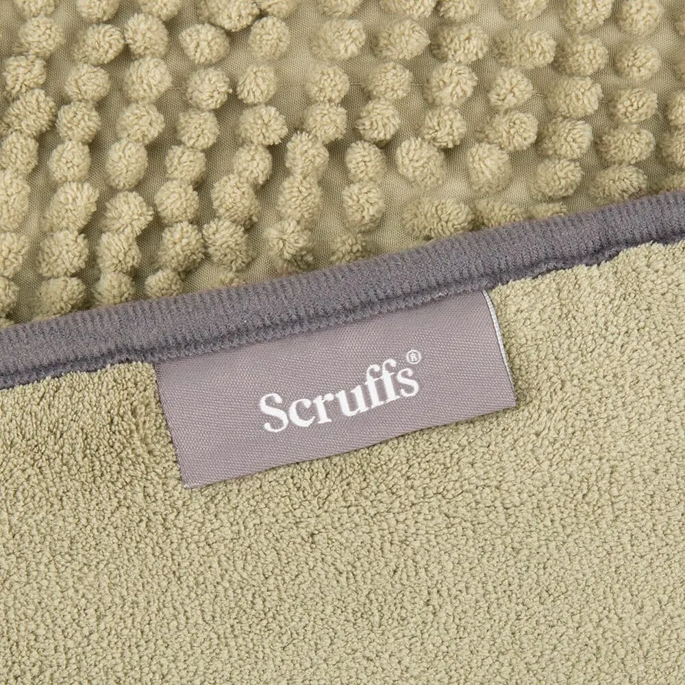 Expedition Deluxe Noodle & Microfibre Dog Drying Coat - Khaki Green