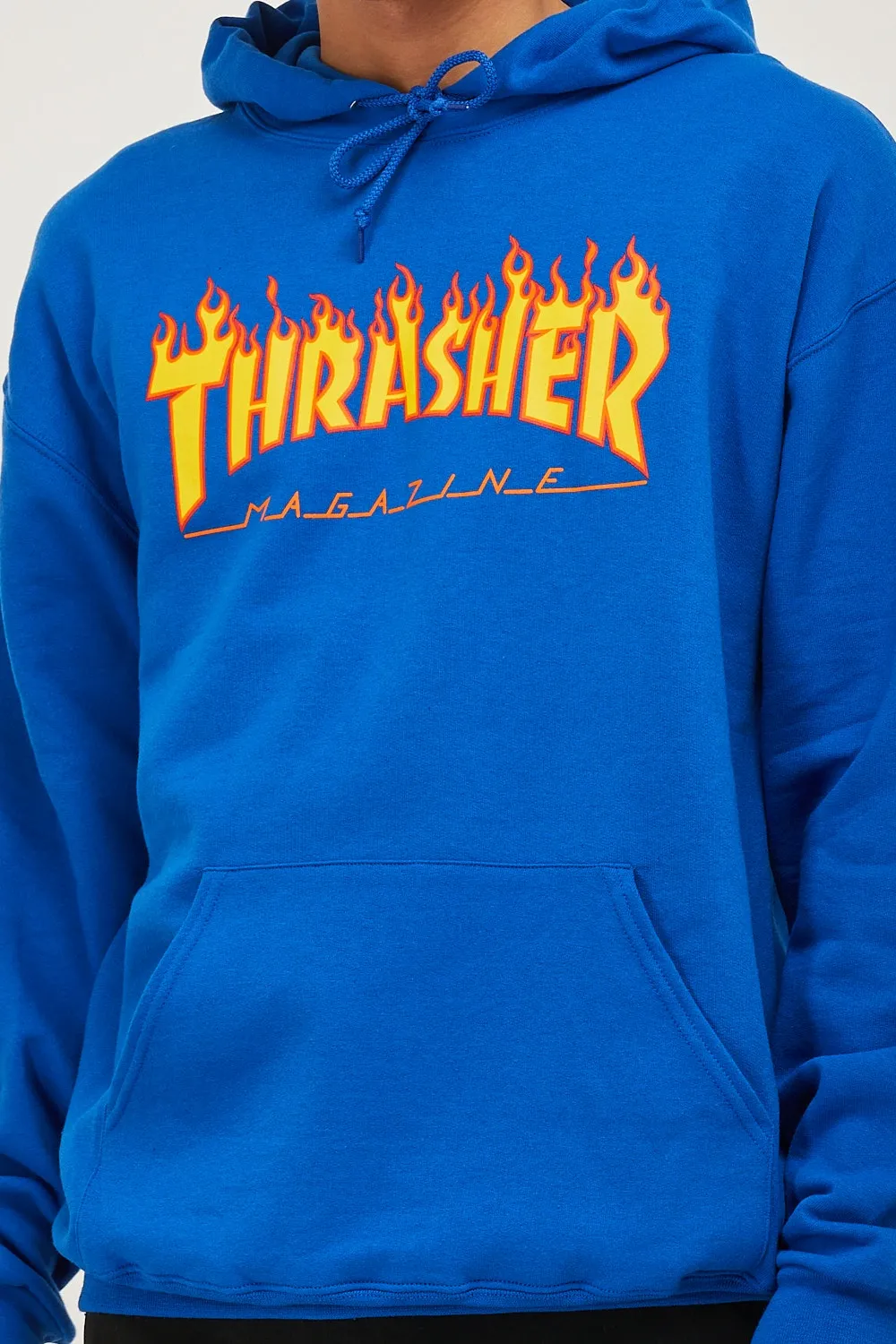 Flame logo hoodie (Blue)