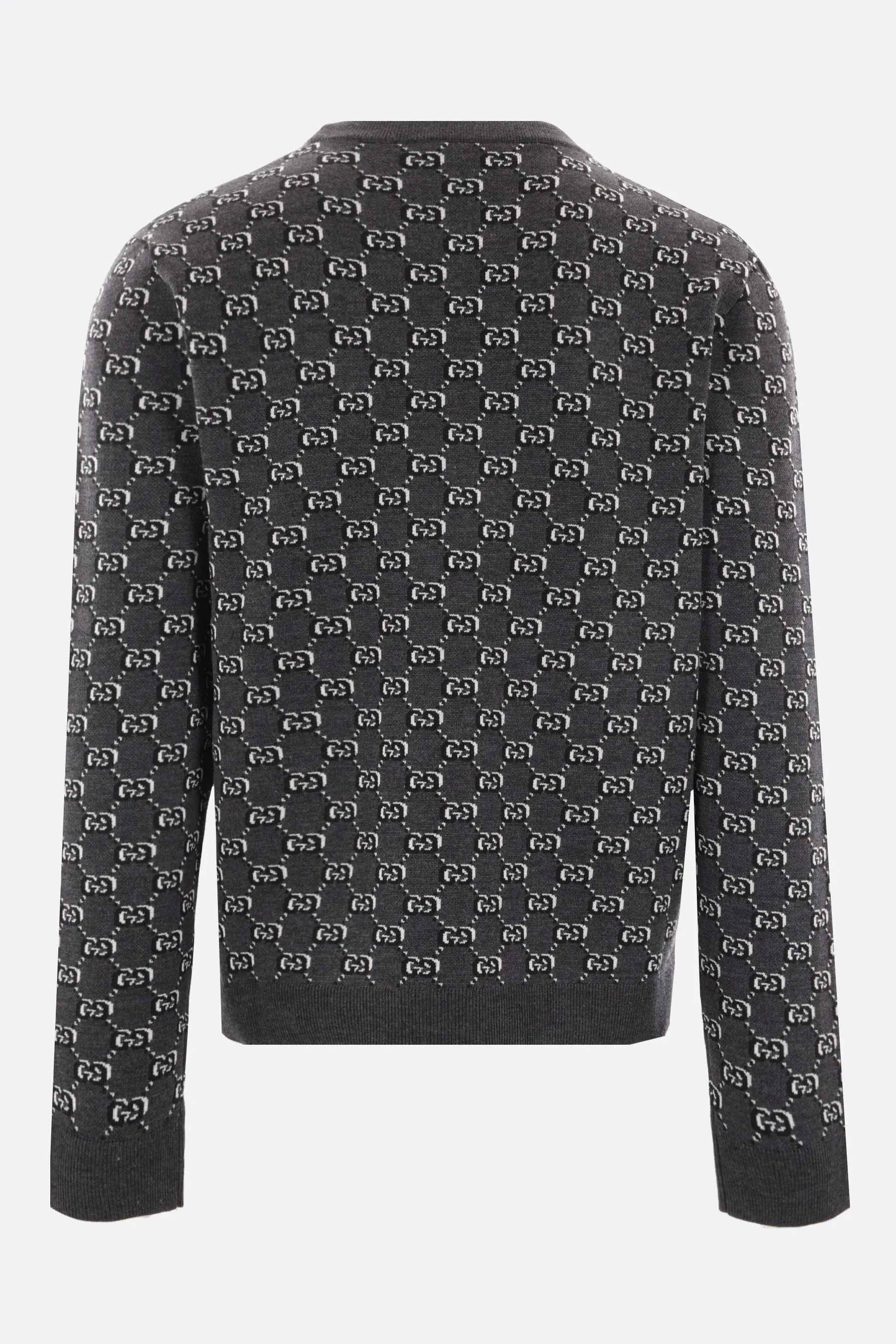 GG Shadow Jacquard Wool-Blend Sweater