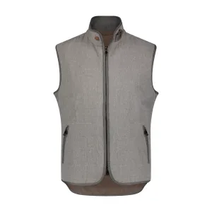 Grey Lightweight Quilted Vest