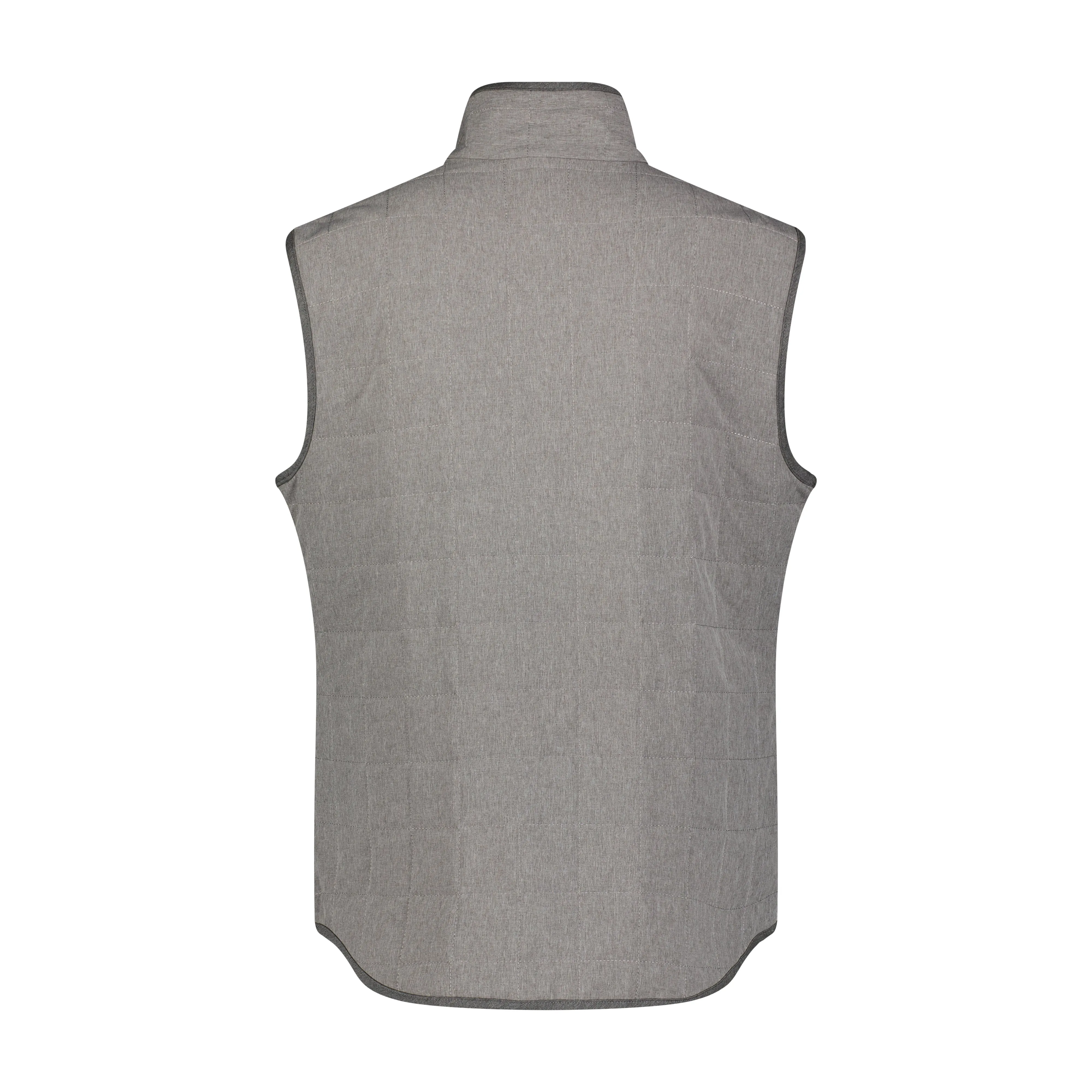 Grey Lightweight Quilted Vest