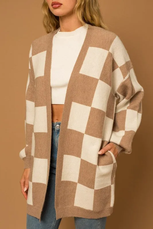 Josie Checker Cardigan
