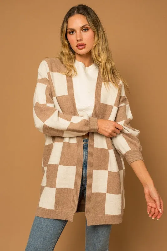 Josie Checker Cardigan