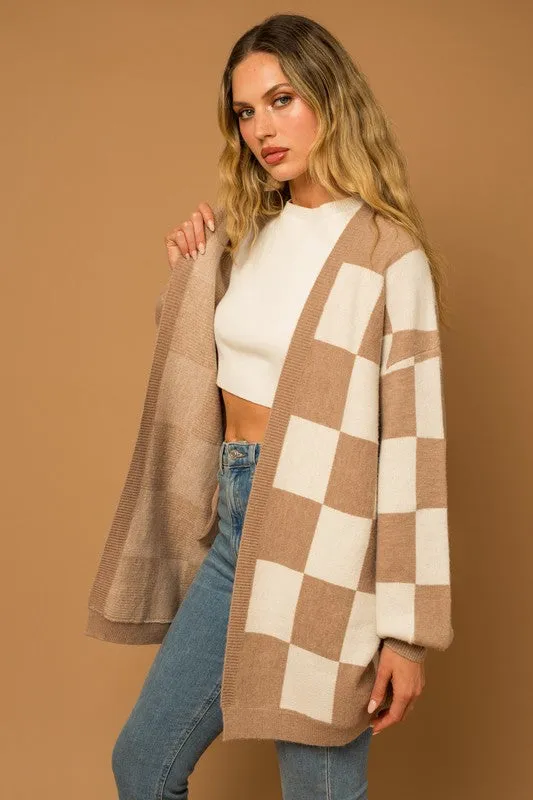 Josie Checker Cardigan