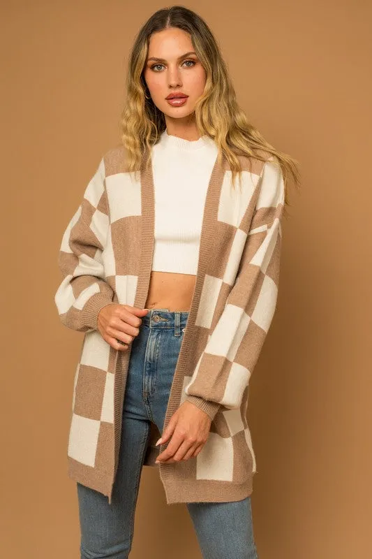 Josie Checker Cardigan