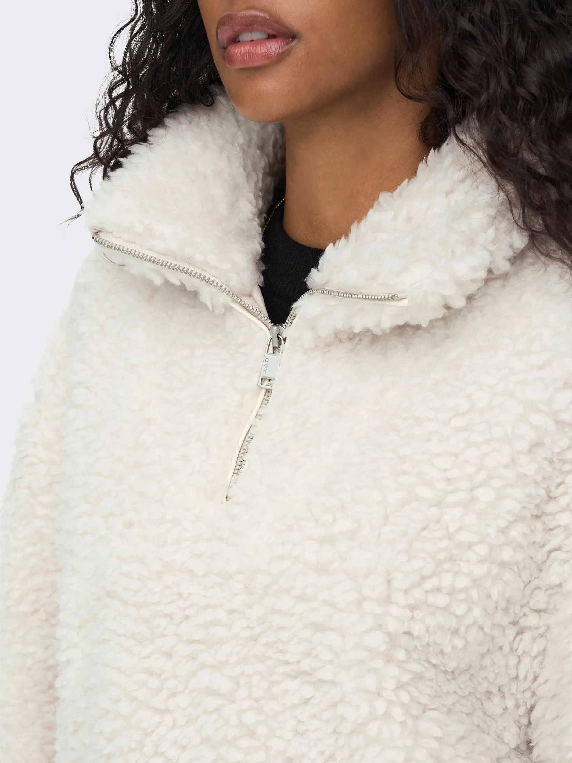 Lellie Sherpa Teddy Fleece - Pumice Stone