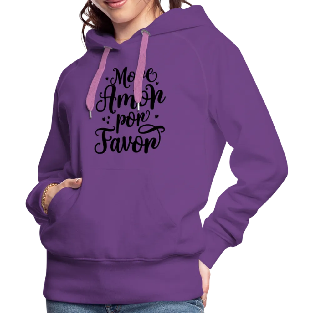 More Amor Por Favor Women’s Premium Hoodie
