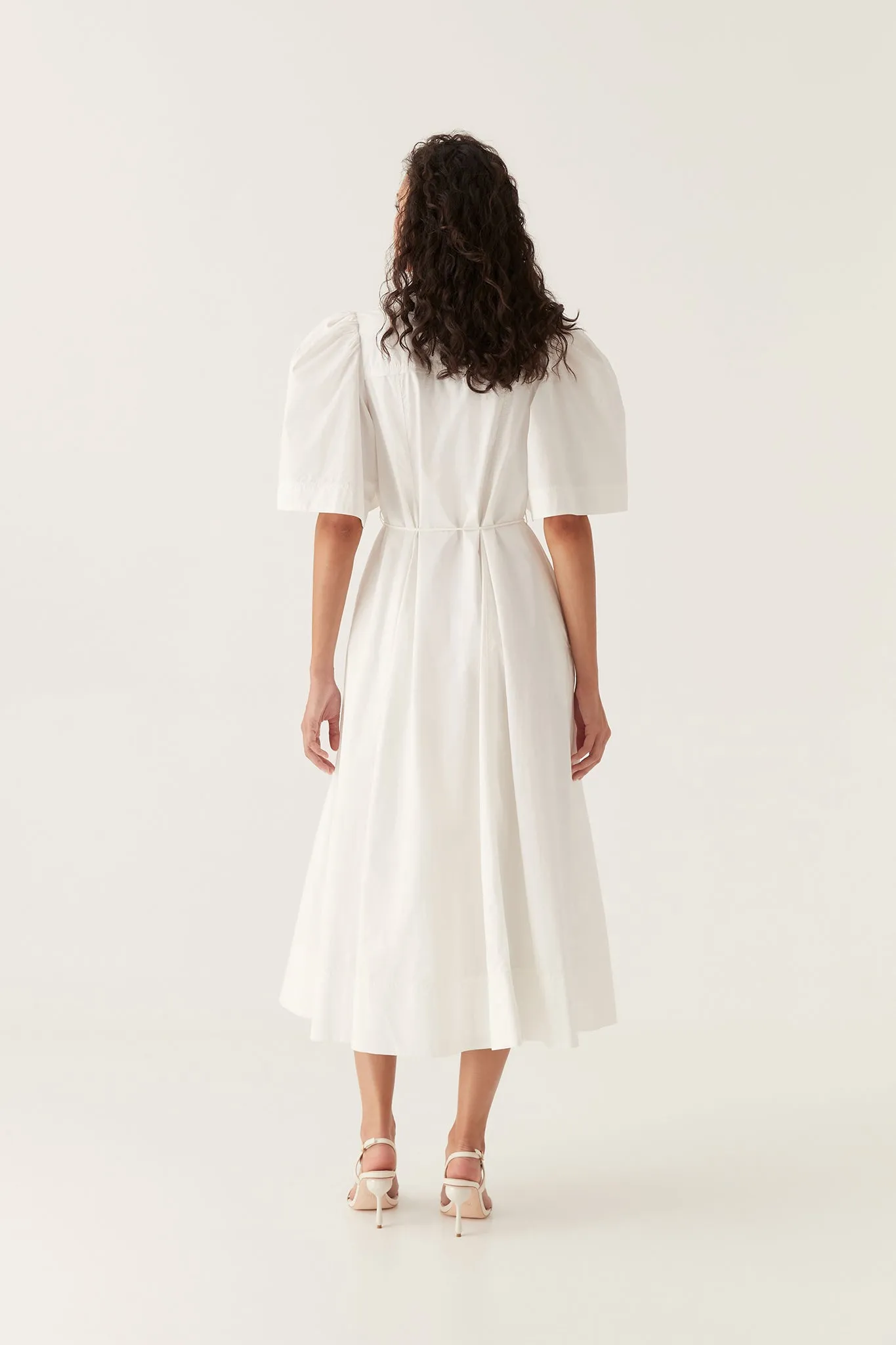 Pivotal Tie Midi Dress