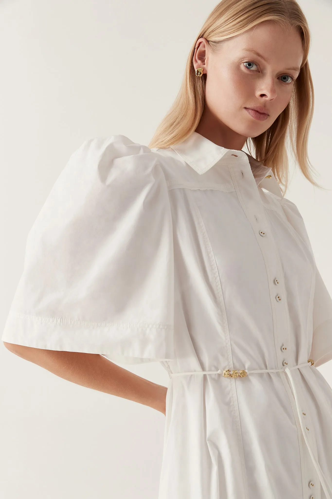 Pivotal Tie Midi Dress