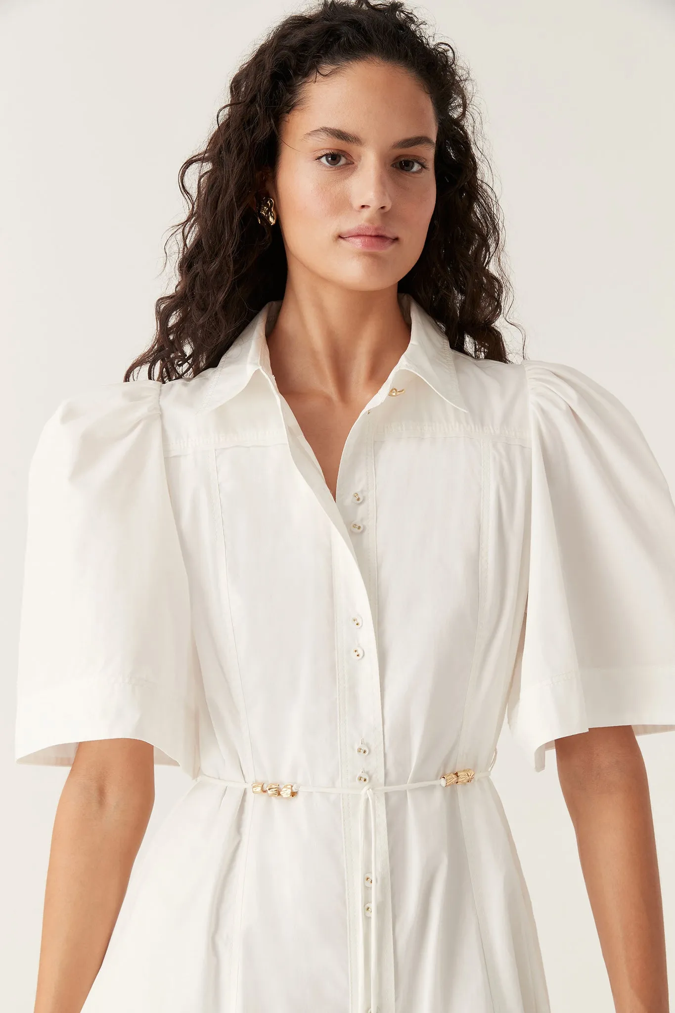 Pivotal Tie Midi Dress