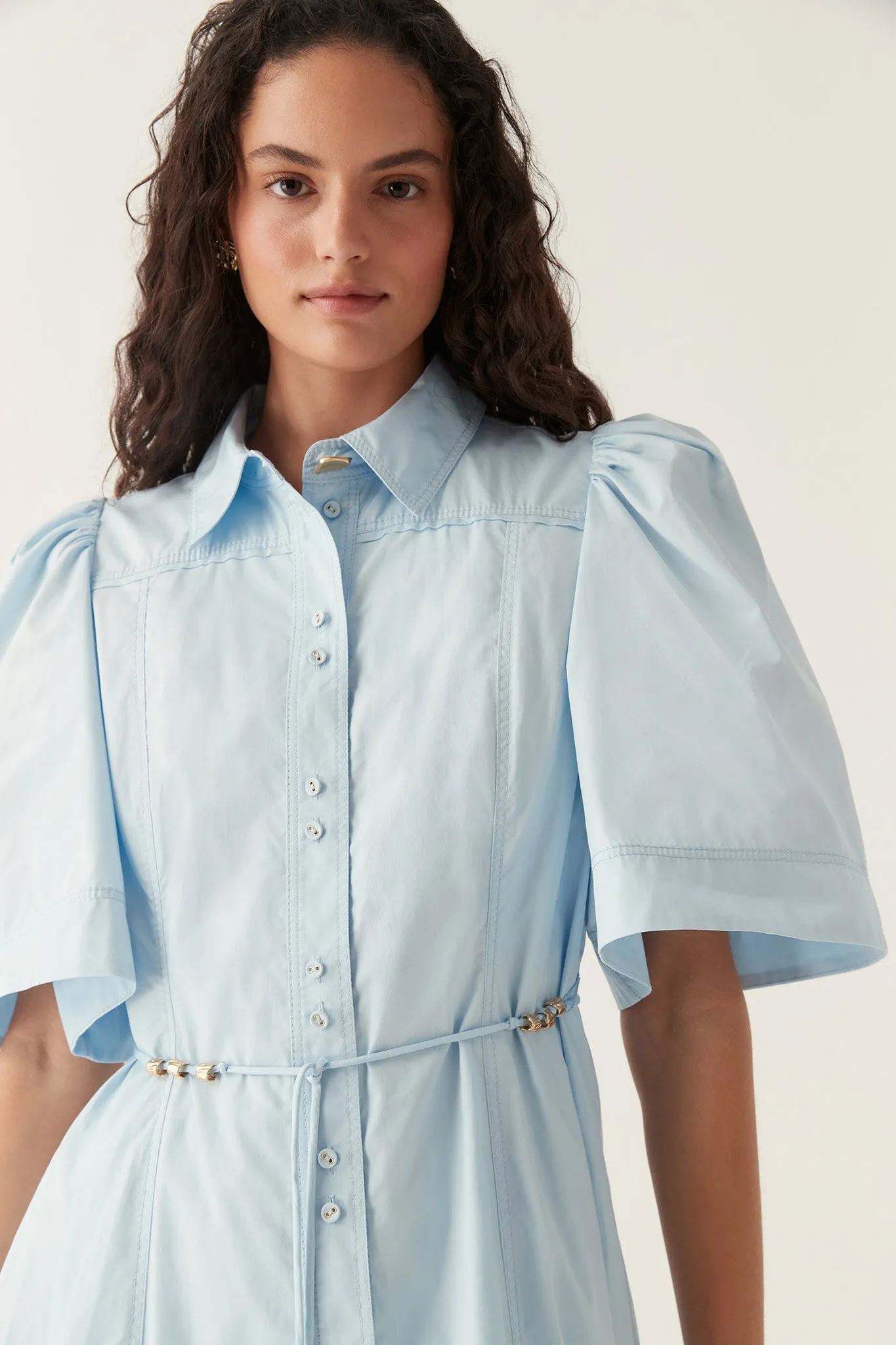 Pivotal Tie Midi Dress