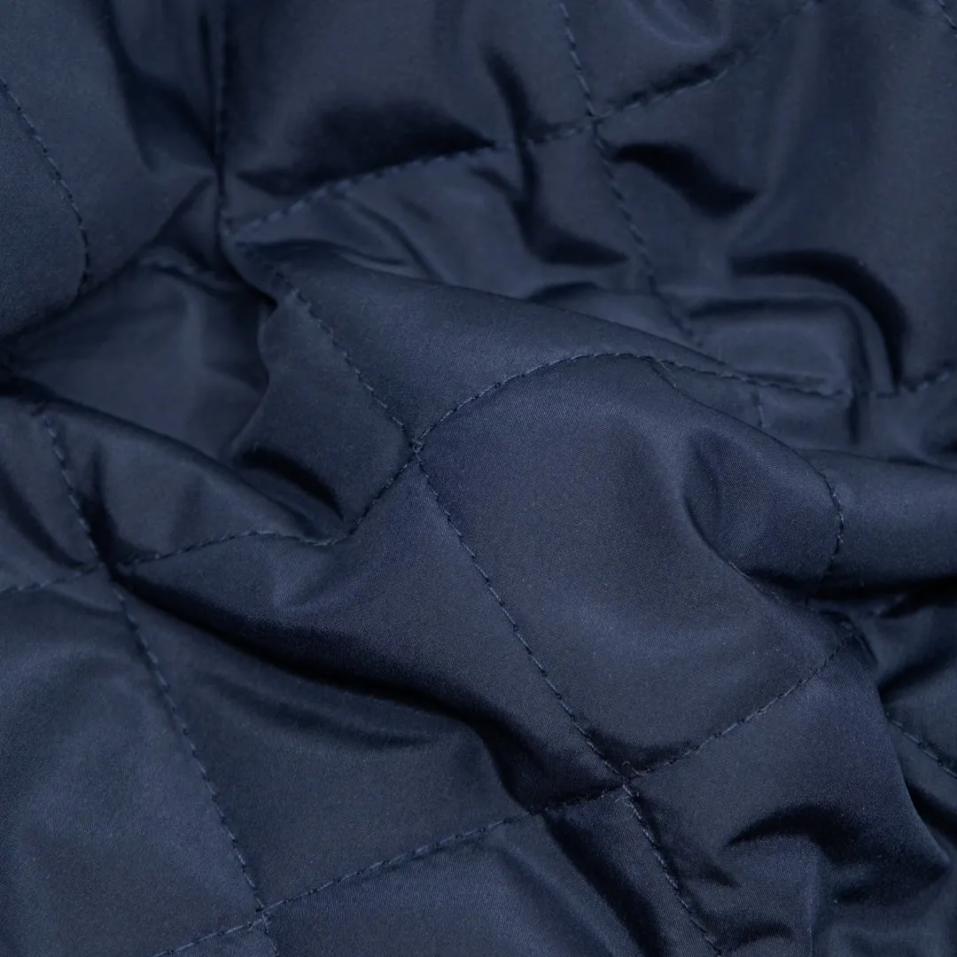 Remnant - 1.2m - Deadstock Lightweight Quilted Lining - Navy