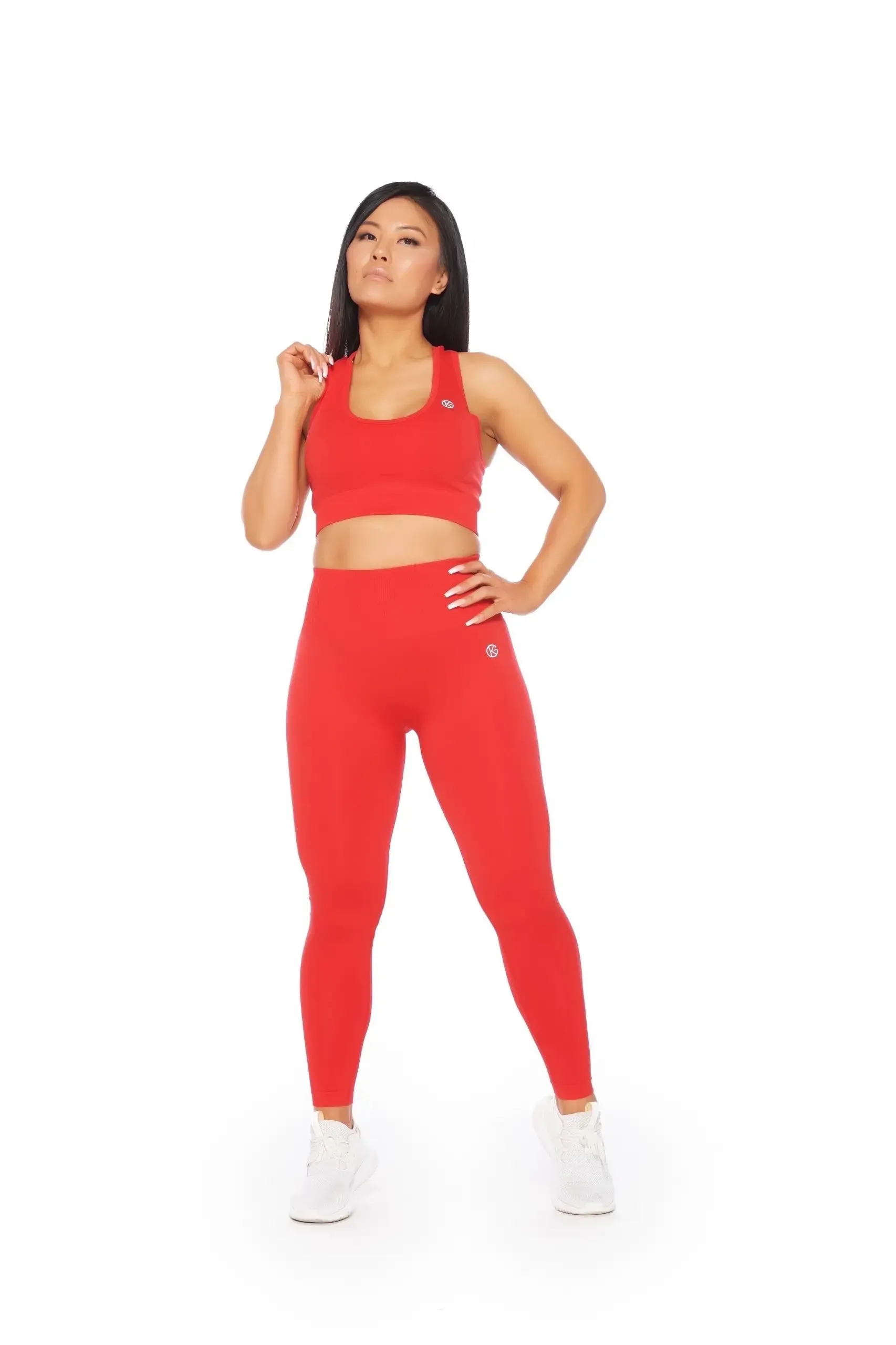 Seamless Leggings - Candy Red