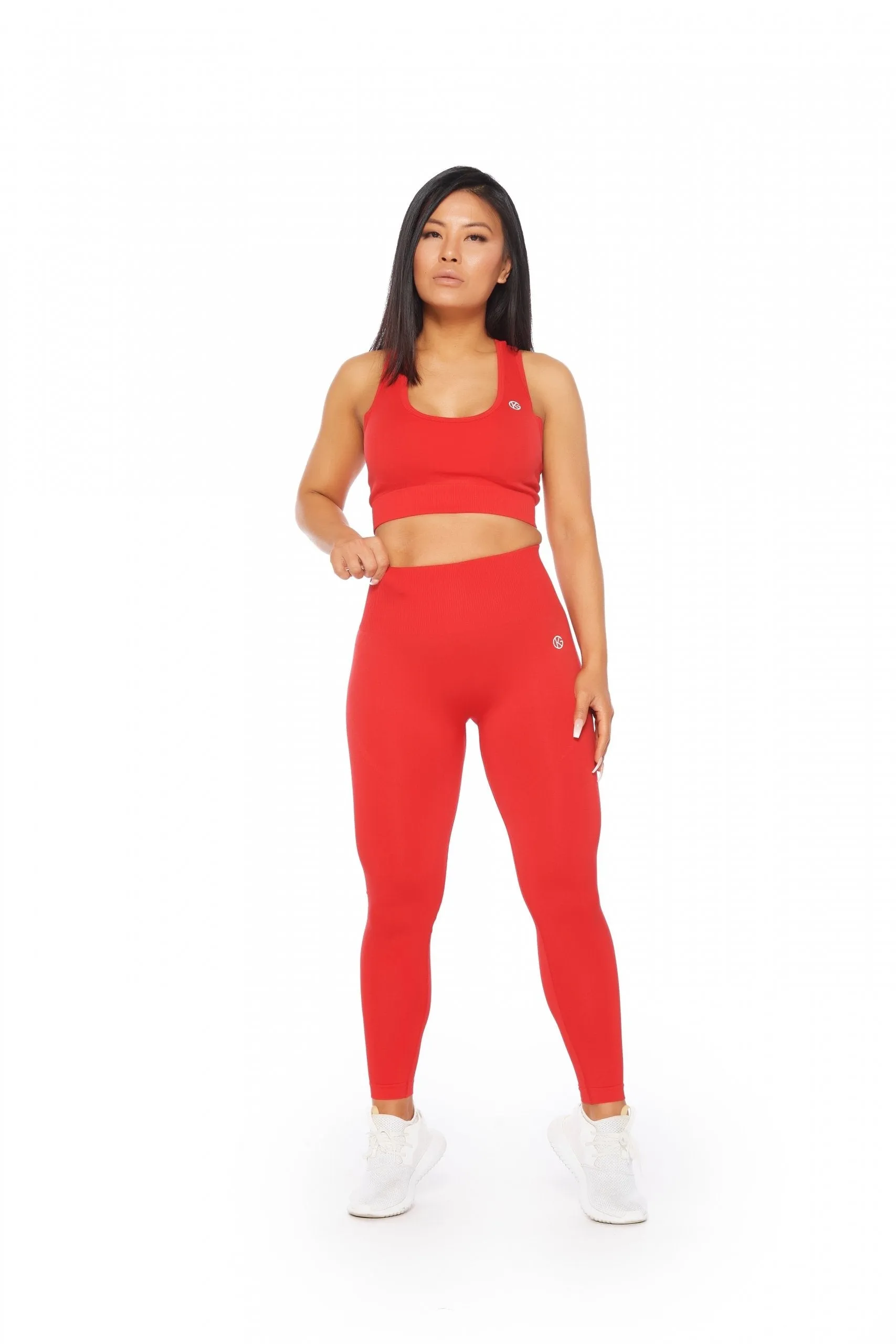 Seamless Leggings - Candy Red