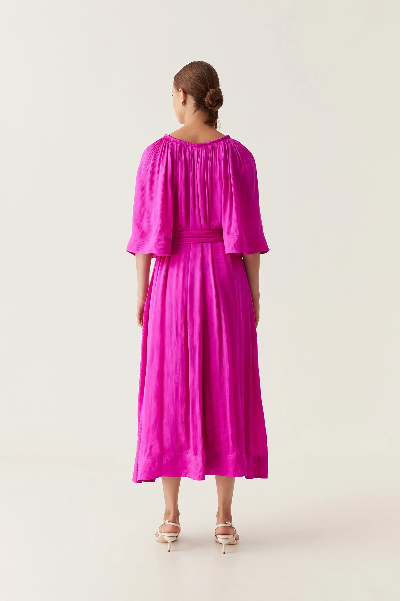 Seraphina Silk Midi Dress