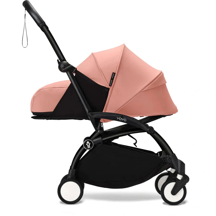 Stokke YOYO³ 0  Stroller - Black Frame with Newborn Pack 0 