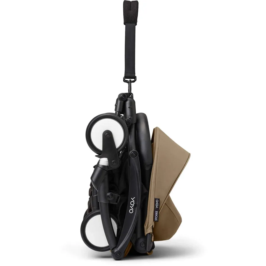 Stokke YOYO³ 0  Stroller - Black Frame with Newborn Pack 0 