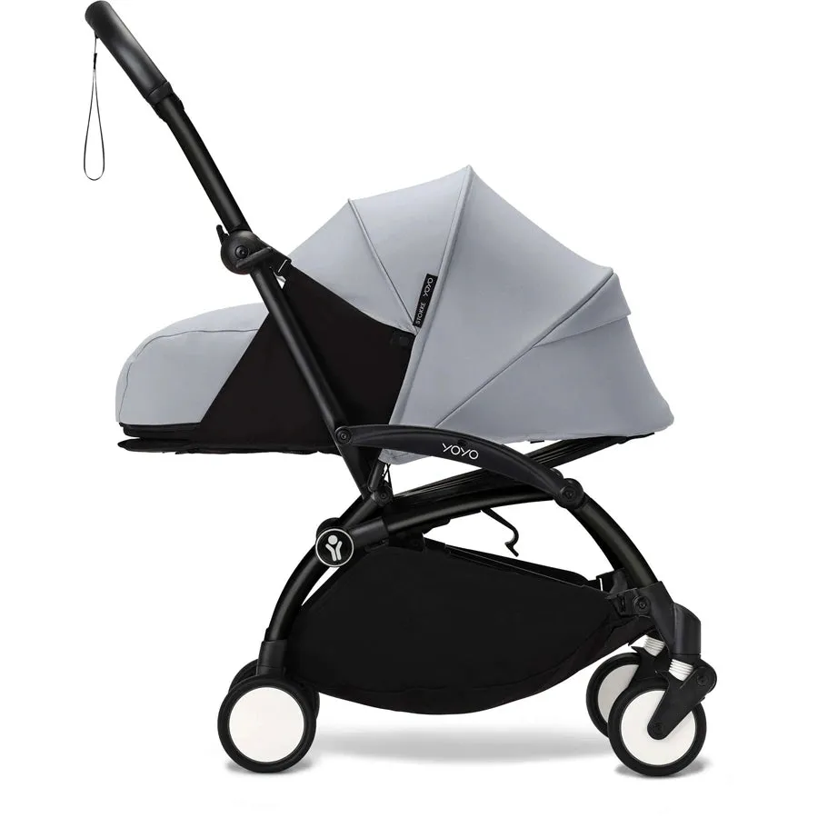 Stokke YOYO³ 0  Stroller - Black Frame with Newborn Pack 0 