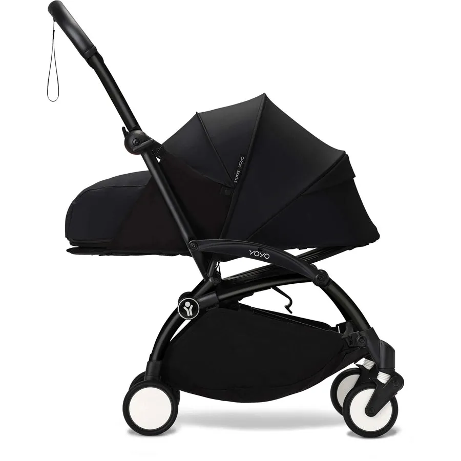 Stokke YOYO³ 0  Stroller - Black Frame with Newborn Pack 0 