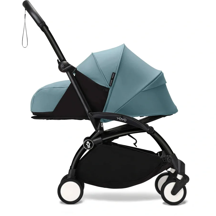 Stokke YOYO³ 0  Stroller - Black Frame with Newborn Pack 0 