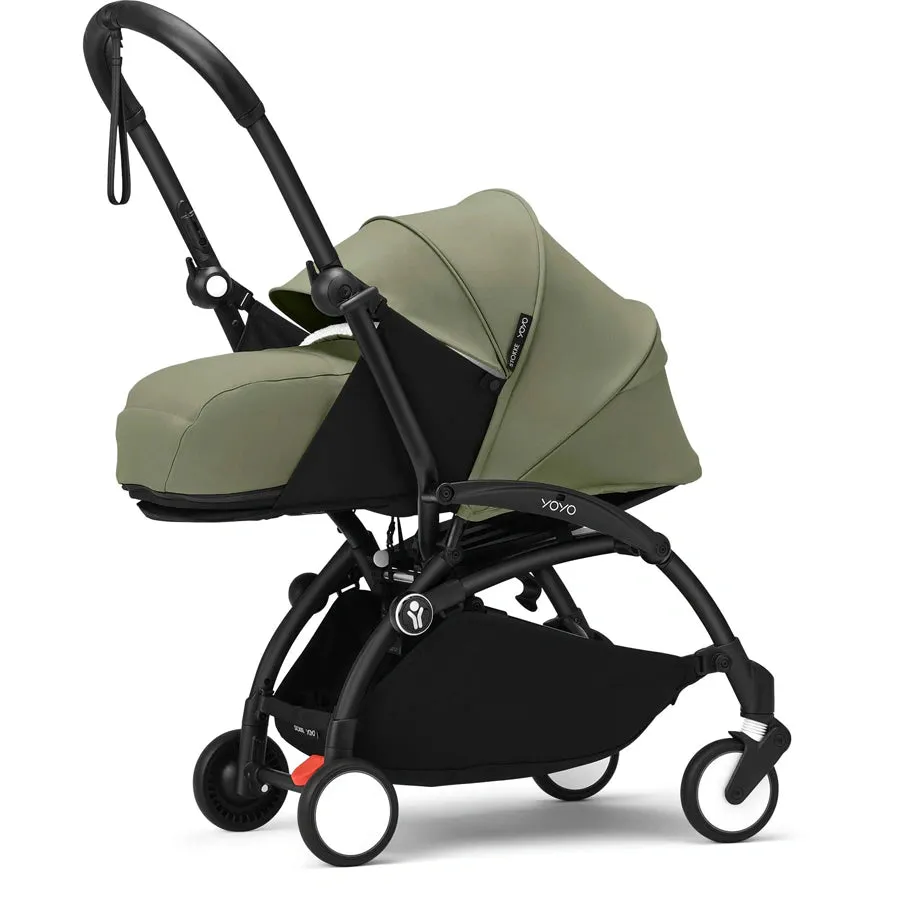 Stokke YOYO³ 0  Stroller - Black Frame with Newborn Pack 0 