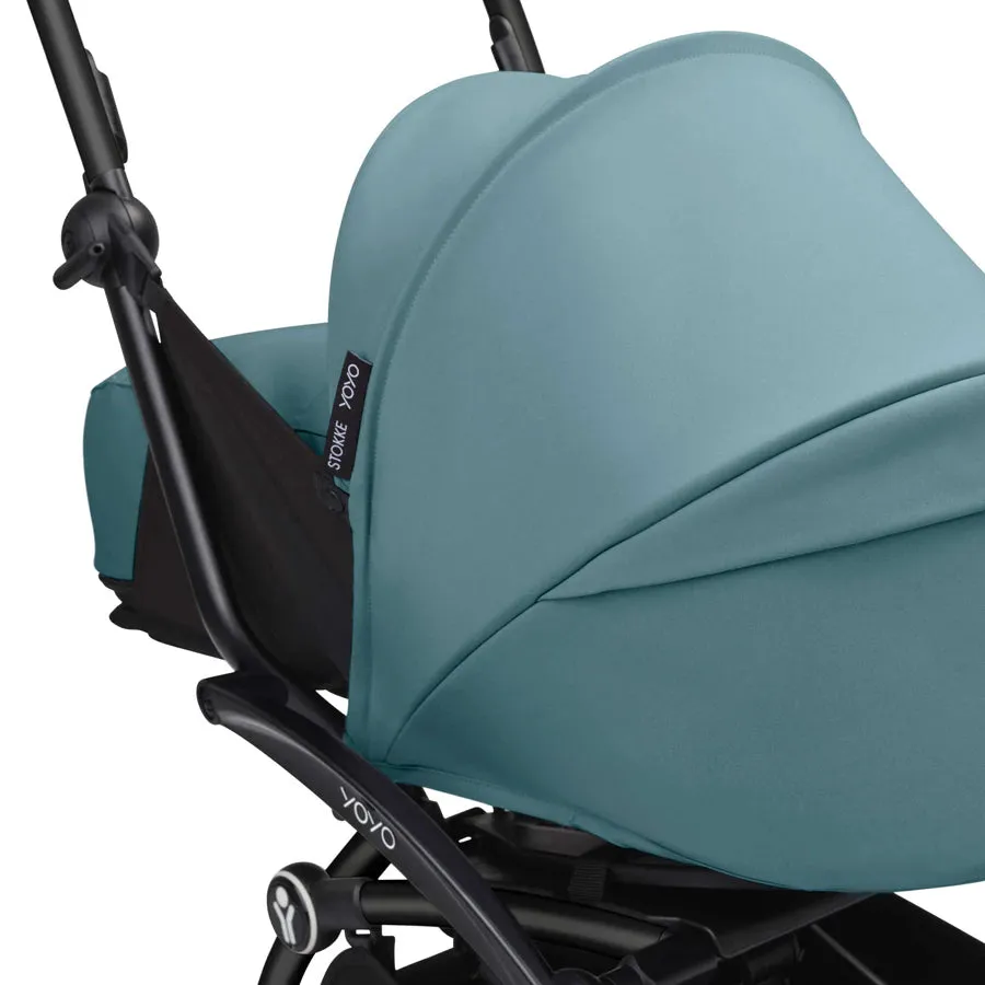 Stokke YOYO³ 0  Stroller - Black Frame with Newborn Pack 0 