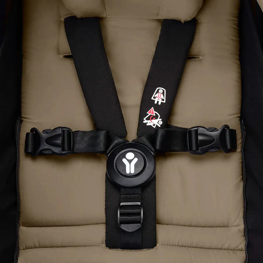 Stokke YOYO³ 0  Stroller - Black Frame with Newborn Pack 0 