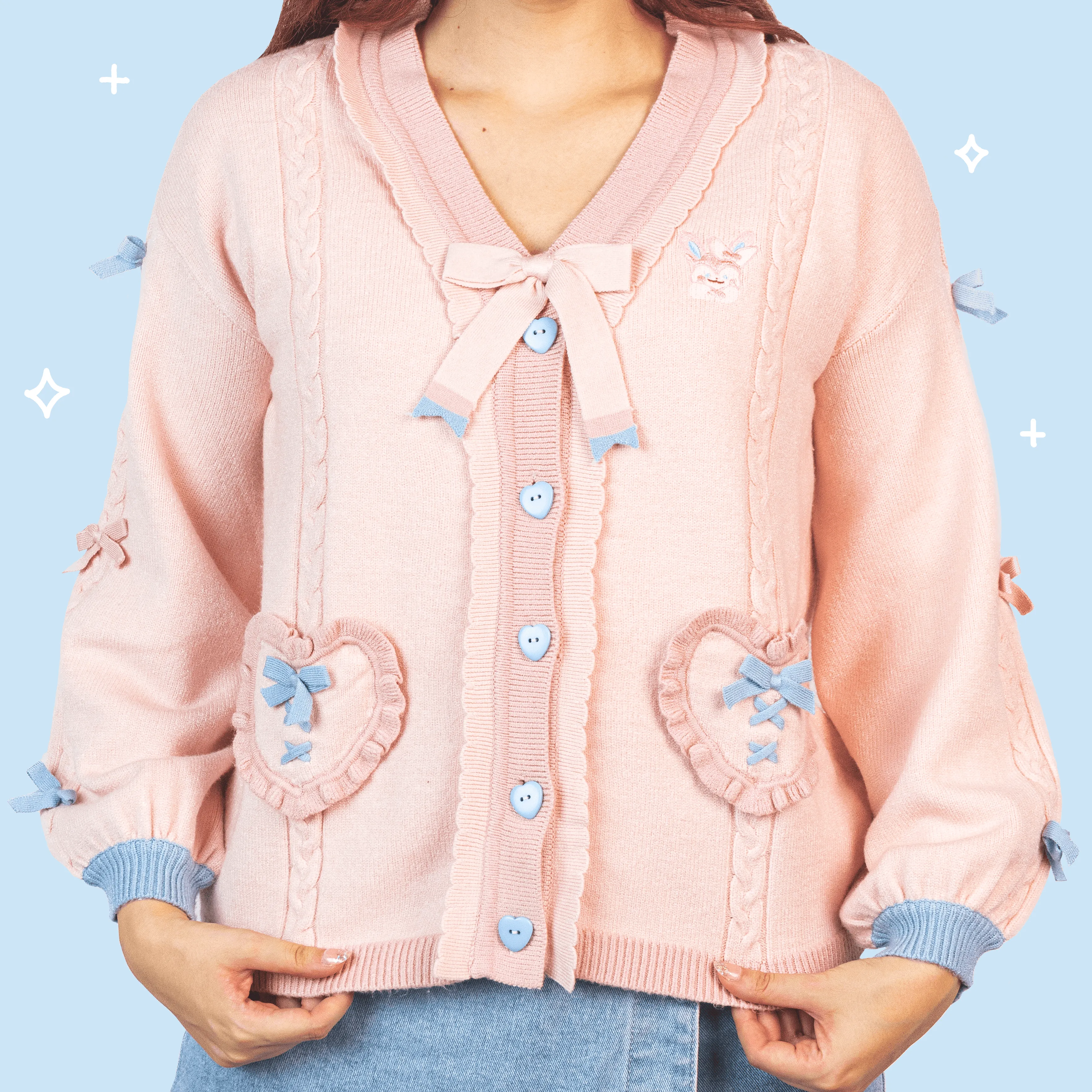 Sylveon Pokemon Cardigan