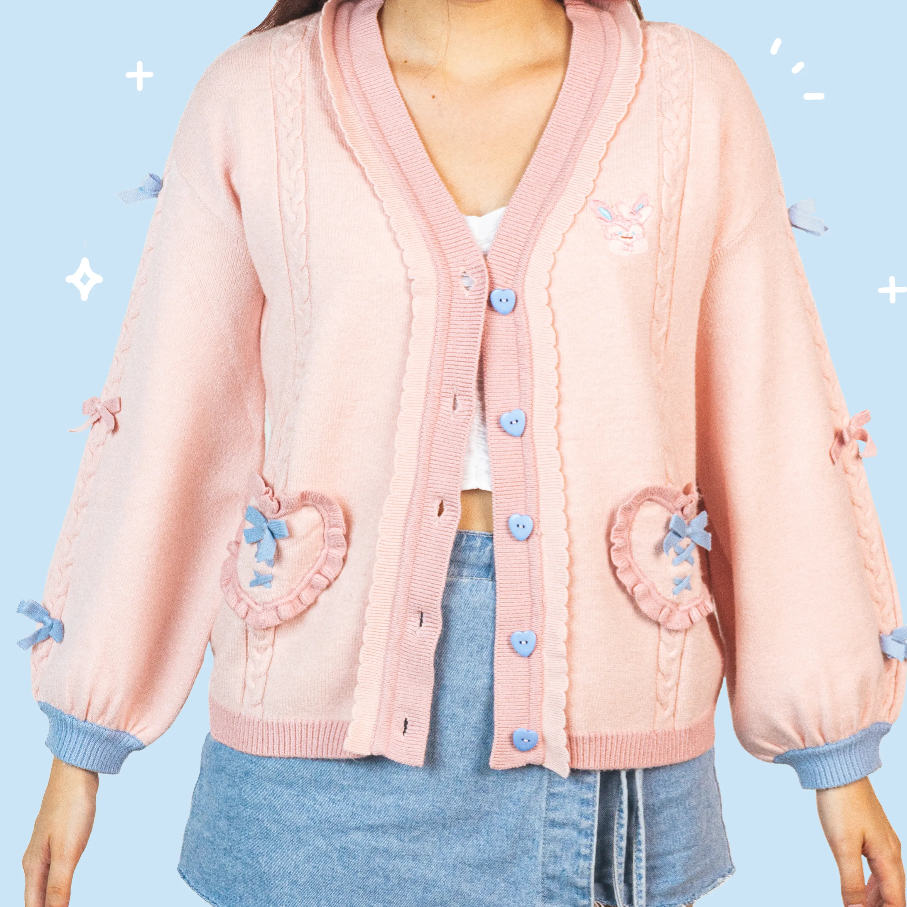 Sylveon Pokemon Cardigan