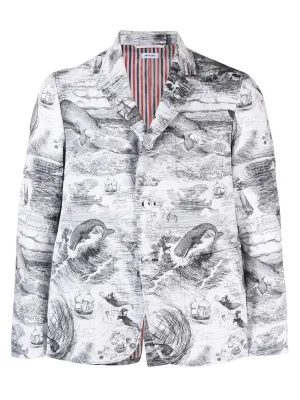 Unconstructed Patch Pocket Jacket