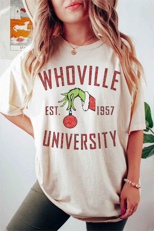 WHOVILLE UNIVERSITY GRAPHIC TEE / T SHIRT