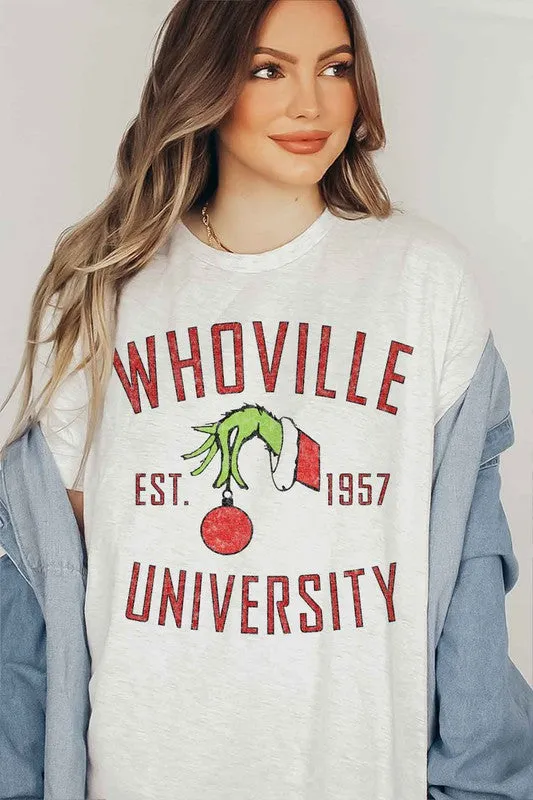 WHOVILLE UNIVERSITY GRAPHIC TEE / T SHIRT