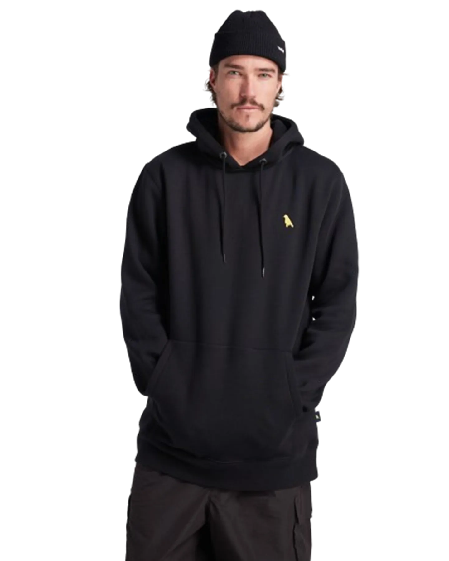 Yuki Threads Relaxed Old Mate Hoodie - Black