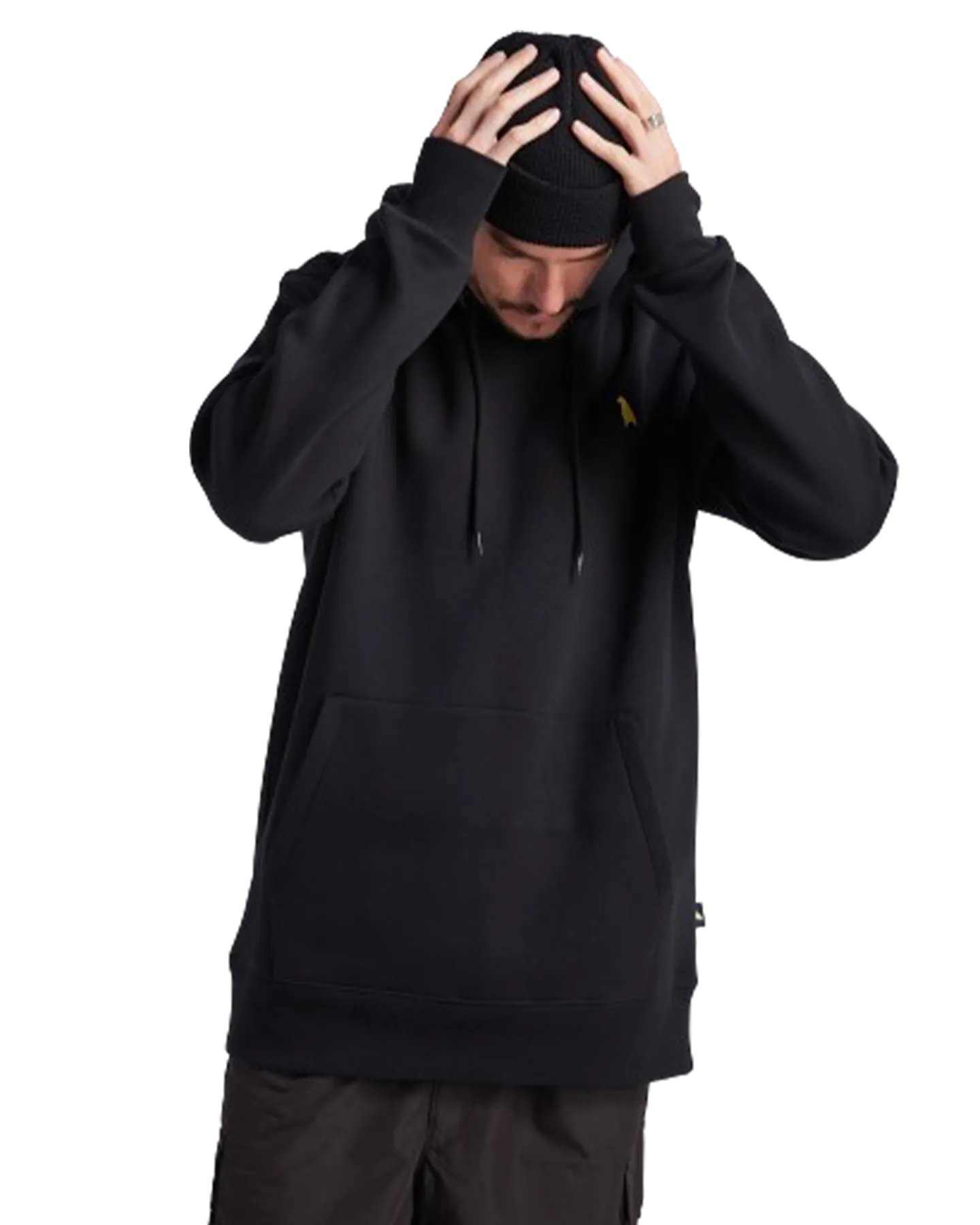Yuki Threads Relaxed Old Mate Hoodie - Black